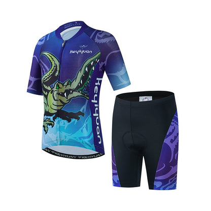 Summer Cycling Jersey Set for Kids BIKE FIELD