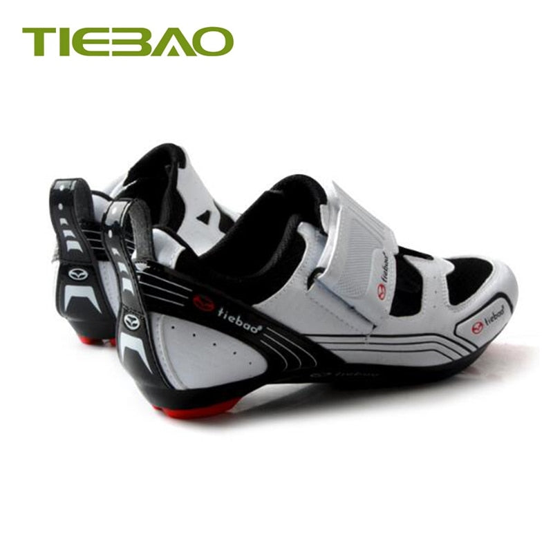 Triathlon Cycling Shoes: SPD-SL Pedals, Self-Locking Design for Breathable Road Riding BIKE FIELD