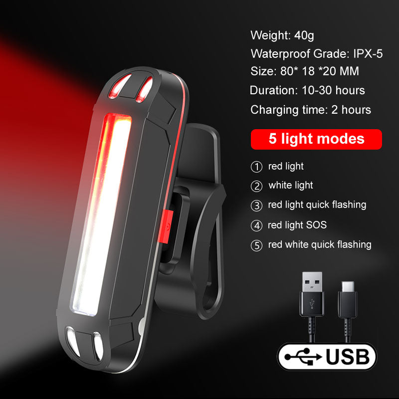 Super Bright Led Bicycle Light USB Rechargeable BIKE FIELD