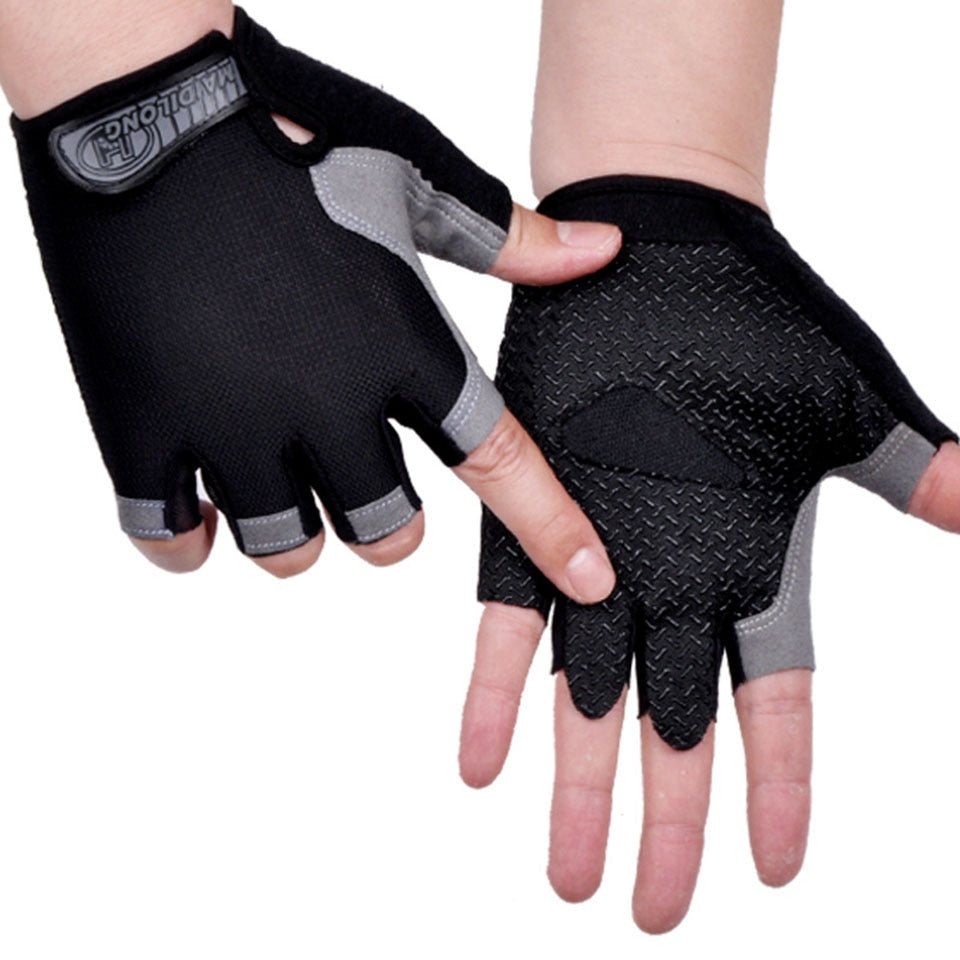 Breathable Half Finger Cycling Gloves for Men and Women - Anti-slip and Anti-sweat BIKE FIELD