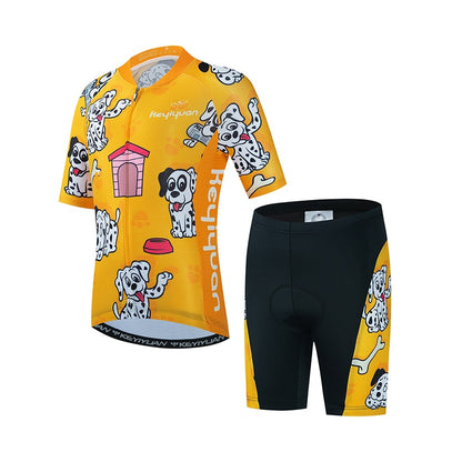 Summer Cycling Jersey Set for Kids BIKE FIELD