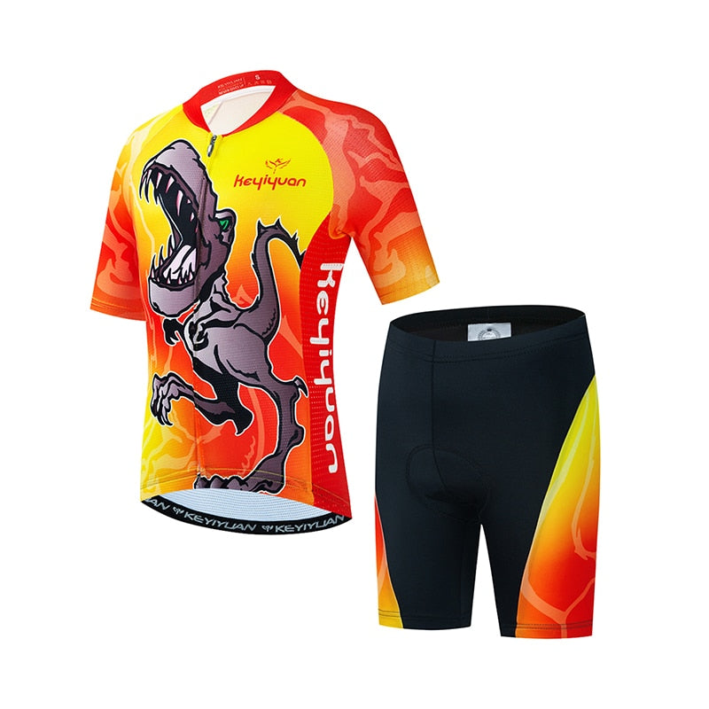 Summer Cycling Jersey Set for Kids BIKE FIELD