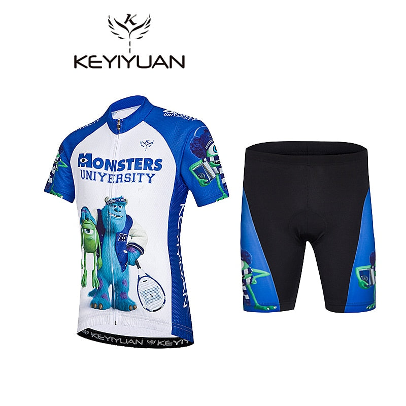 Summer Cycling Jersey Set for Young Adventurers BIKE FIELD