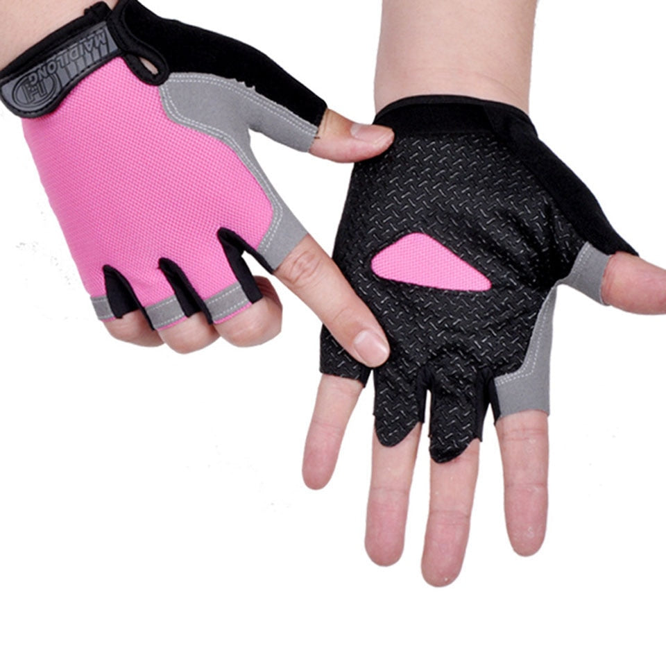 Breathable Half Finger Cycling Gloves for Men and Women - Anti-slip and Anti-sweat BIKE FIELD