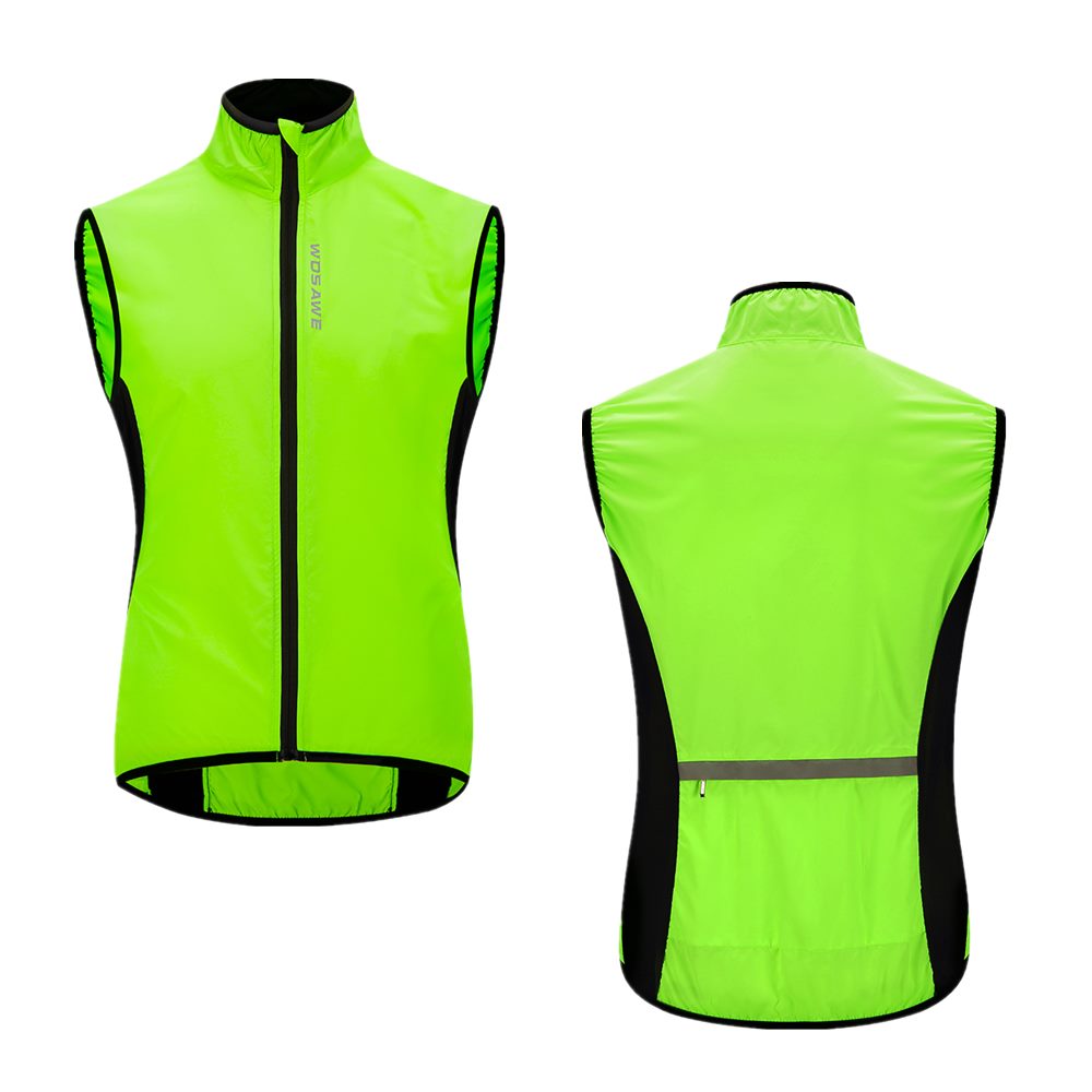 Reflective Cycling Vest: Sleeveless Sports Jersey BIKE FIELD