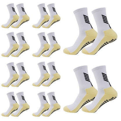 10 Pairs Athletic Non-Slip Soccer Socks for Men and Women BIKE FIELD