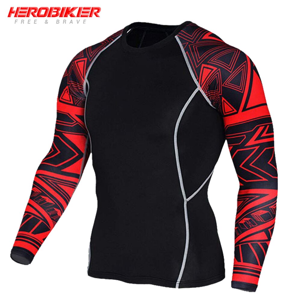 Men's Compression Sportswear Suits Gym Tights Training Clothes Workout Jogging Sports Set Running Rashguard Tracksuit For Men BIKE FIELD