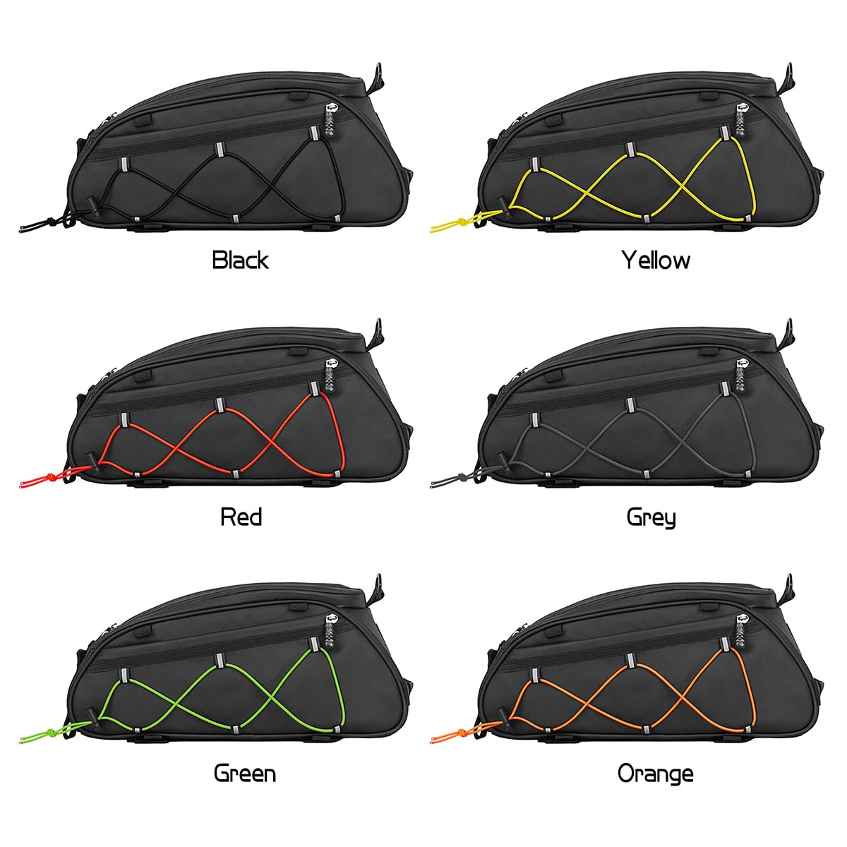 Bicycle Rear Seat Bag Cooler Bag with 2 Side Hanging Bags BIKE FIELD