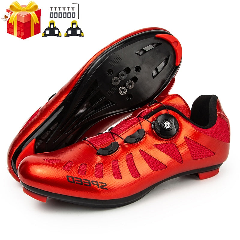 Ultralight Mountain Bike Shoes: Self-Locking Cleats for Men, Flat Speed Sneakers for Women BIKE FIELD