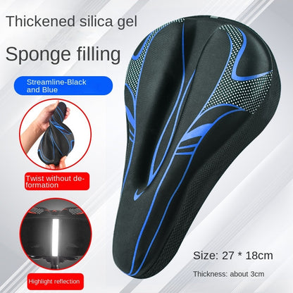 Bike Seat Cover  With Light Comfortable and Wide BIKE FIELD