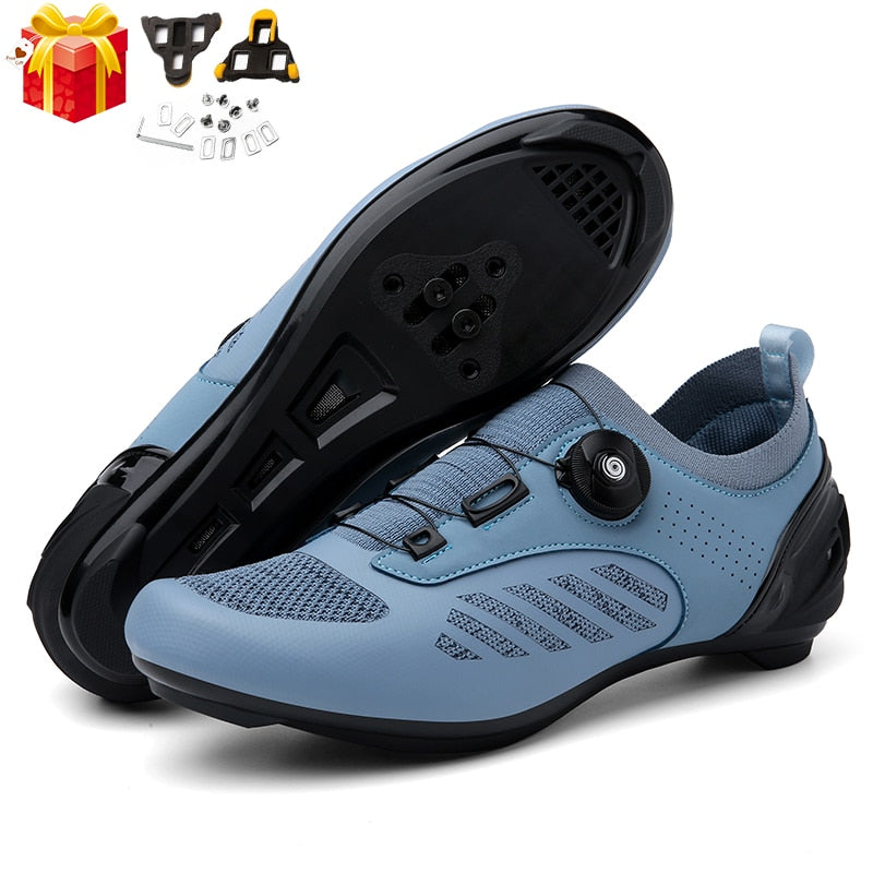 Ultralight Mountain Bike Shoes: Self-Locking Cleats for Men, Flat Speed Sneakers for Women BIKE FIELD