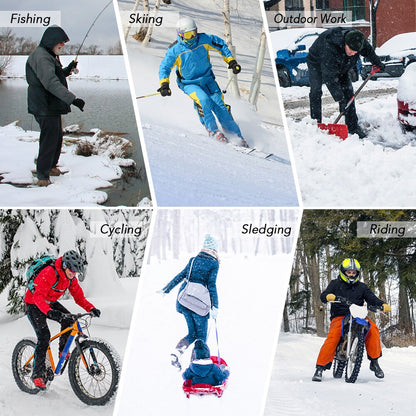 USB-Powered Heated Insoles: Cuttable Inserts for Warmth During Winter Activities BIKE FIELD