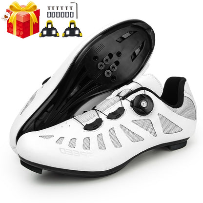 Ultralight Mountain Bike Shoes: Self-Locking Cleats for Men, Flat Speed Sneakers for Women BIKE FIELD