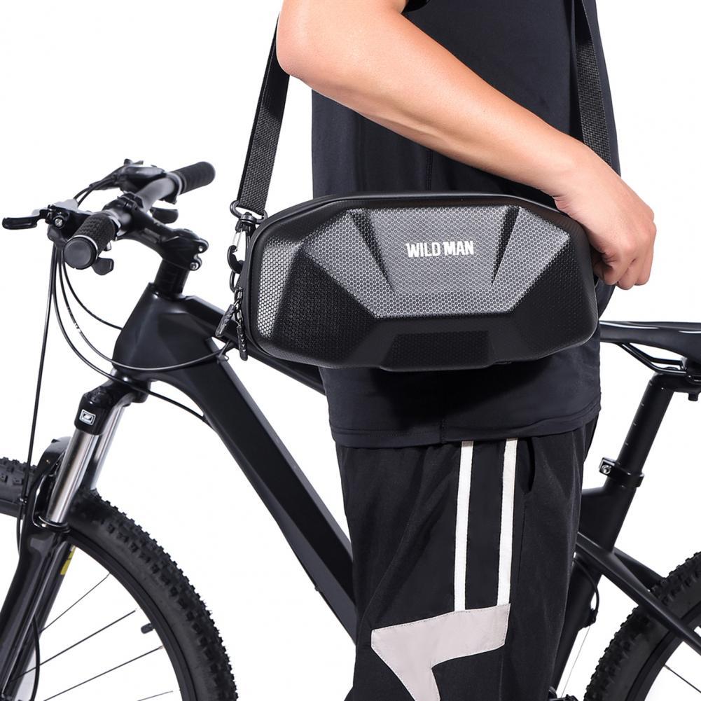 Large-Capacity Hard Shell Bicycle Handlebar Bag BIKE FIELD