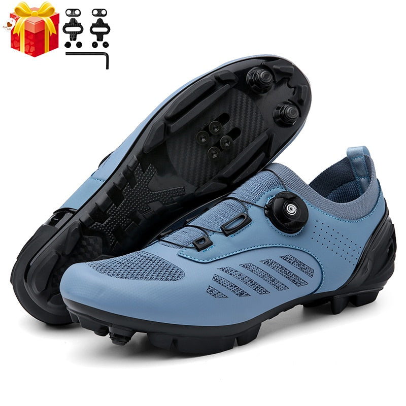 Ultralight Mountain Bike Shoes: Self-Locking Cleats for Men, Flat Speed Sneakers for Women BIKE FIELD