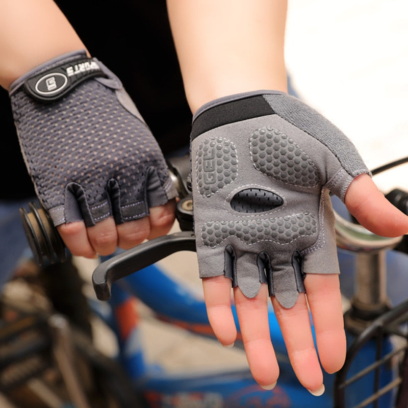 Half-Finger Children's Cycling Gloves BIKE FIELD