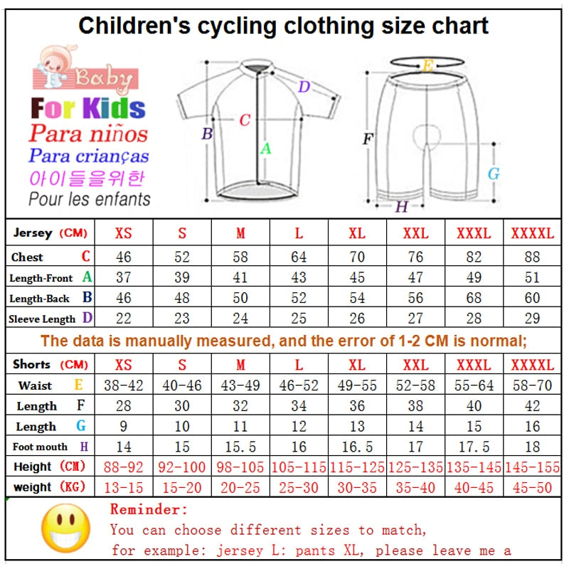 Kids Cycling Jersey Set for Young Cyclists BIKE FIELD