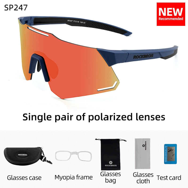 Ultra-light Polarized Cycling Glasses – MTB and Road Bike Sunglasses BIKE FIELD