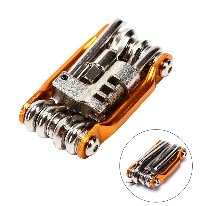 10-in-1 Bicycle Repair Multi-tool Kit: Hex, Spoke Wrench, Screwdriver BIKE FIELD