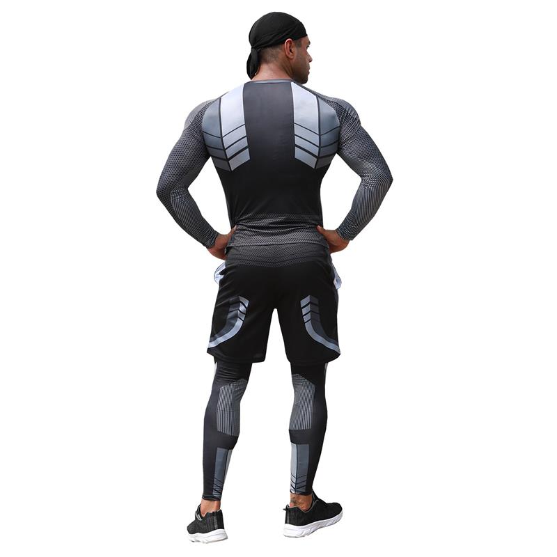 3 Pieces Men Compression Sets for cycling or Running Quick Dry BIKE FIELD