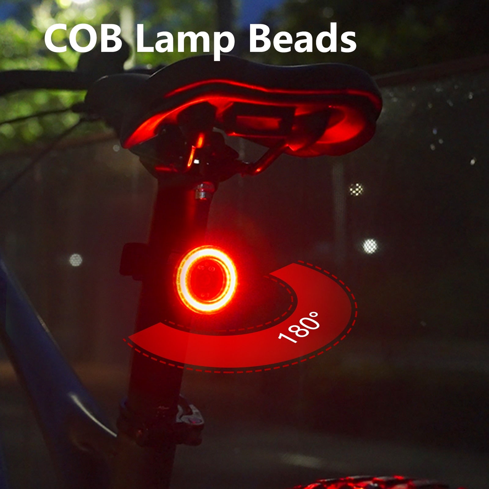 Bicycle Smart Auto Brake Sensing Light BIKE FIELD