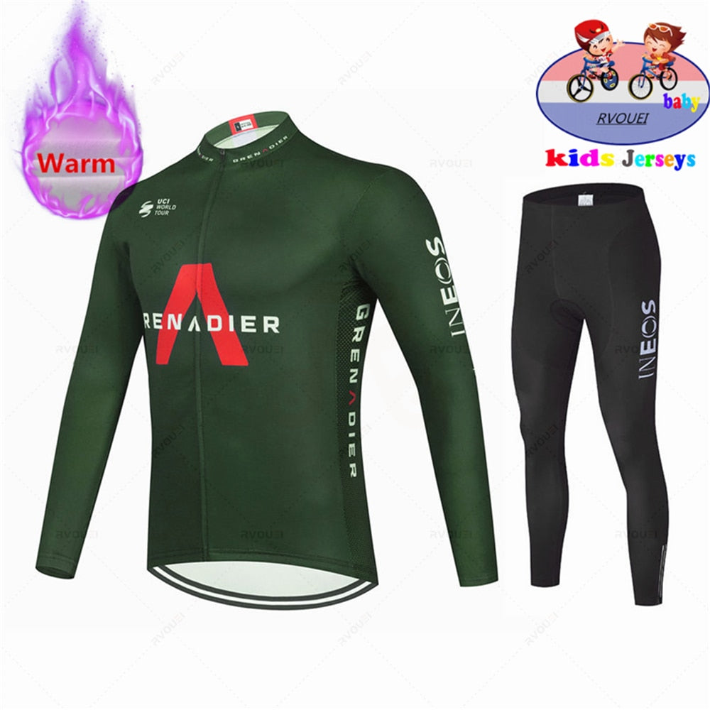 Kids Cycling Jersey Set: Warmth Meets Style BIKE FIELD