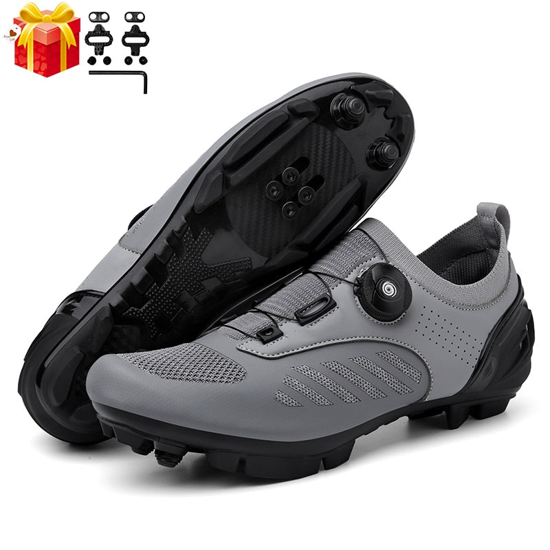 Ultralight Mountain Bike Shoes: Self-Locking Cleats for Men, Flat Speed Sneakers for Women BIKE FIELD