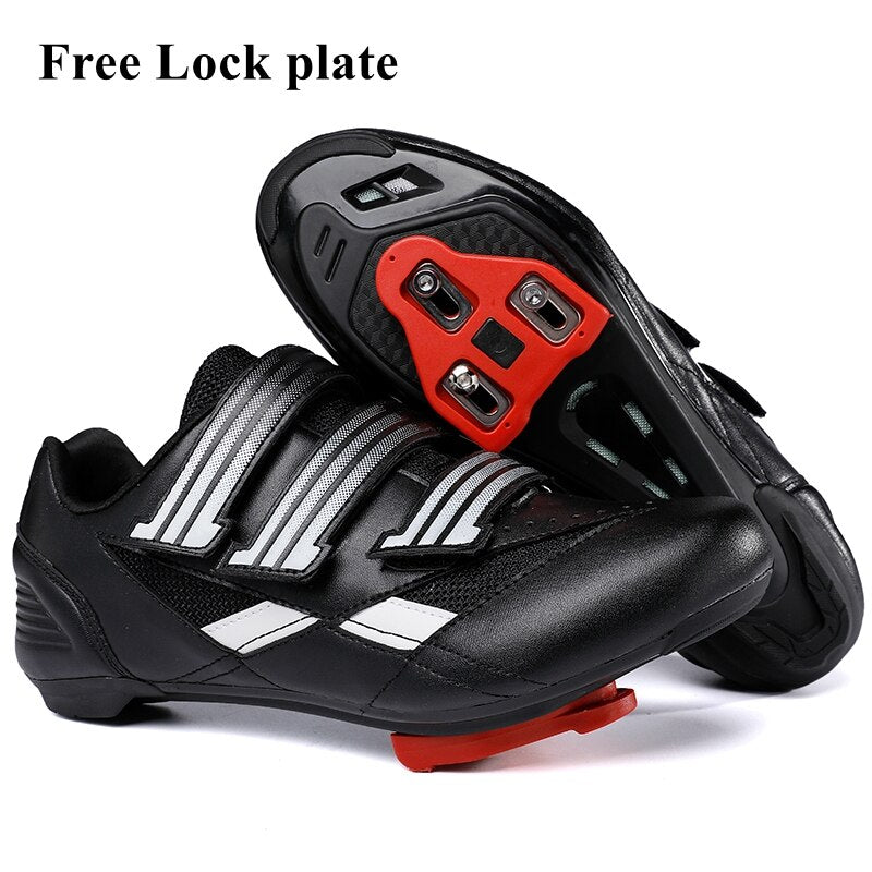 Unisex Free-Locking Plate Cycling Shoes: Breathable Road Bike Sneakers BIKE FIELD