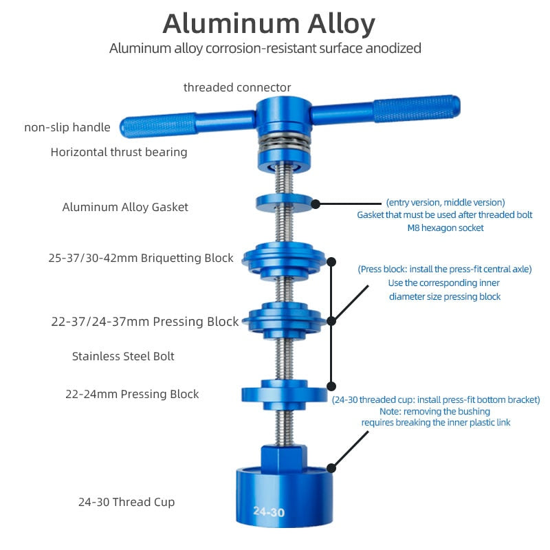 Bicycle Bottom Bracket Bearing Tool BIKE FIELD