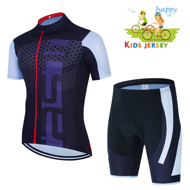 Kids Cycling Jersey Set for Young Cyclists BIKE FIELD