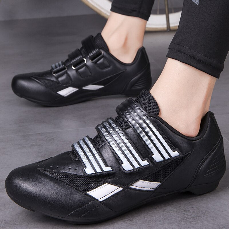 Unisex Free-Locking Plate Cycling Shoes: Breathable Road Bike Sneakers BIKE FIELD