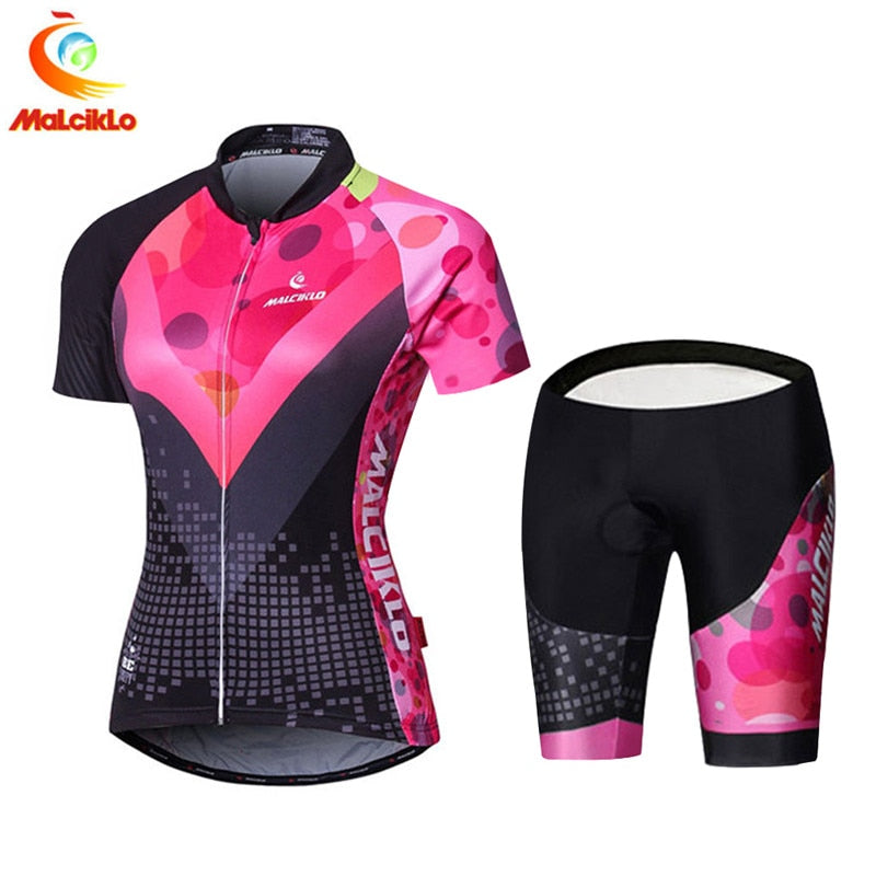 Summer Women's Cycling Jersey: Slim Fit, Breathable Fabric BIKE FIELD