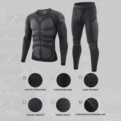 Men Sport Thermal Underwear Suits Outdoor Cycling Compression Sportswear BIKE FIELD