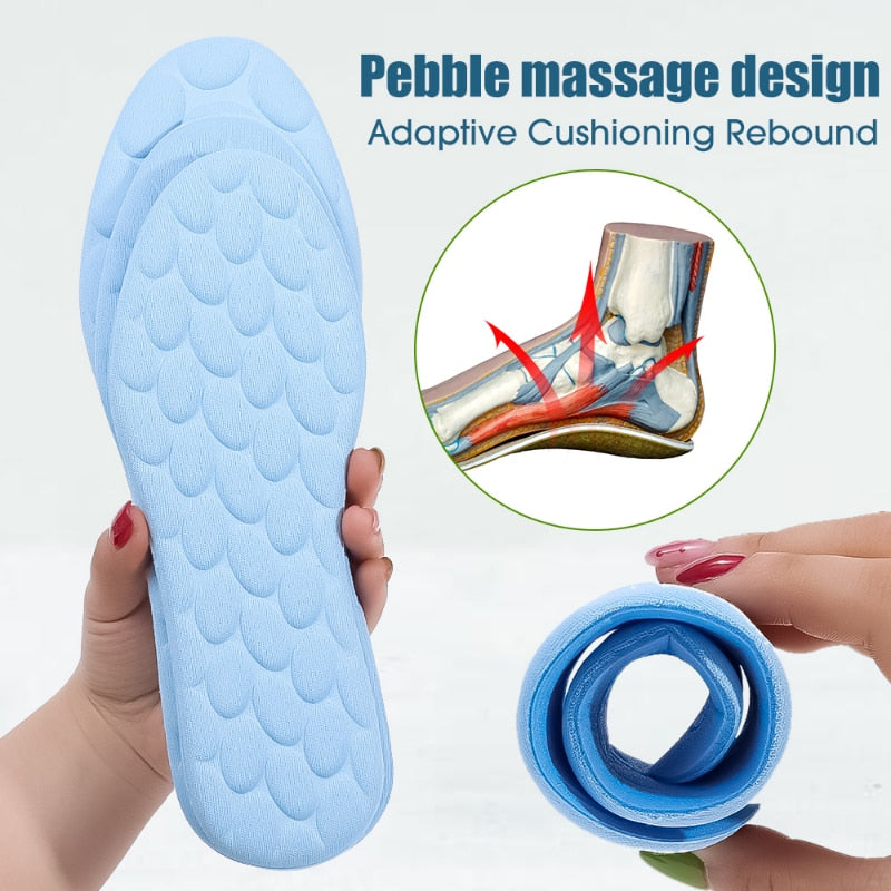 Soft Massage Memory Foam Insoles - Orthopedic Comfort for Sport Shoes BIKE FIELD