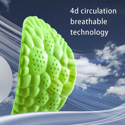 Breathable Arch Support Insoles for Shock Absorption - Men and Women BIKE FIELD