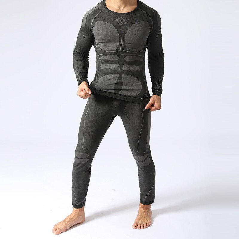 Men Sport Thermal Underwear Suits Outdoor Cycling Compression Sportswear BIKE FIELD