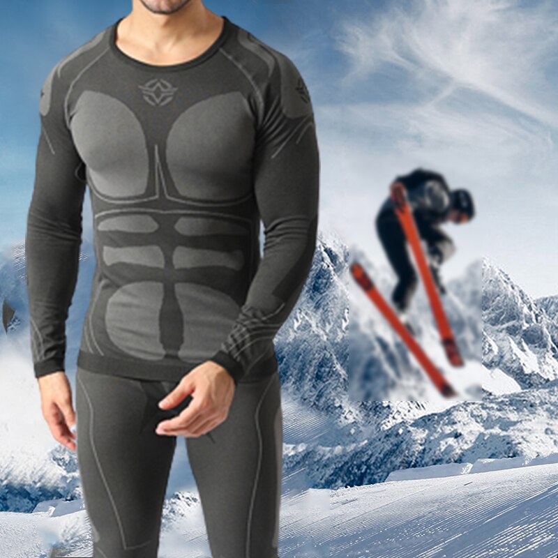 Men Sport Thermal Underwear Suits Outdoor Cycling Compression Sportswear BIKE FIELD