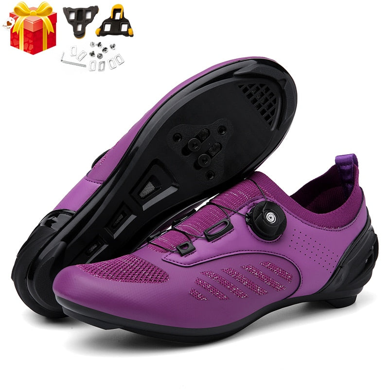 Ultralight Mountain Bike Shoes: Self-Locking Cleats for Men, Flat Speed Sneakers for Women BIKE FIELD