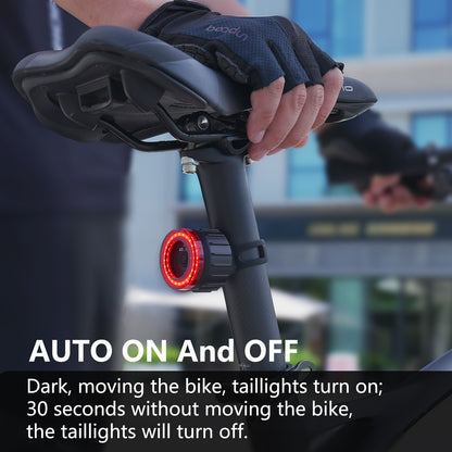 Bicycle Smart Auto Brake Sensing Light BIKE FIELD