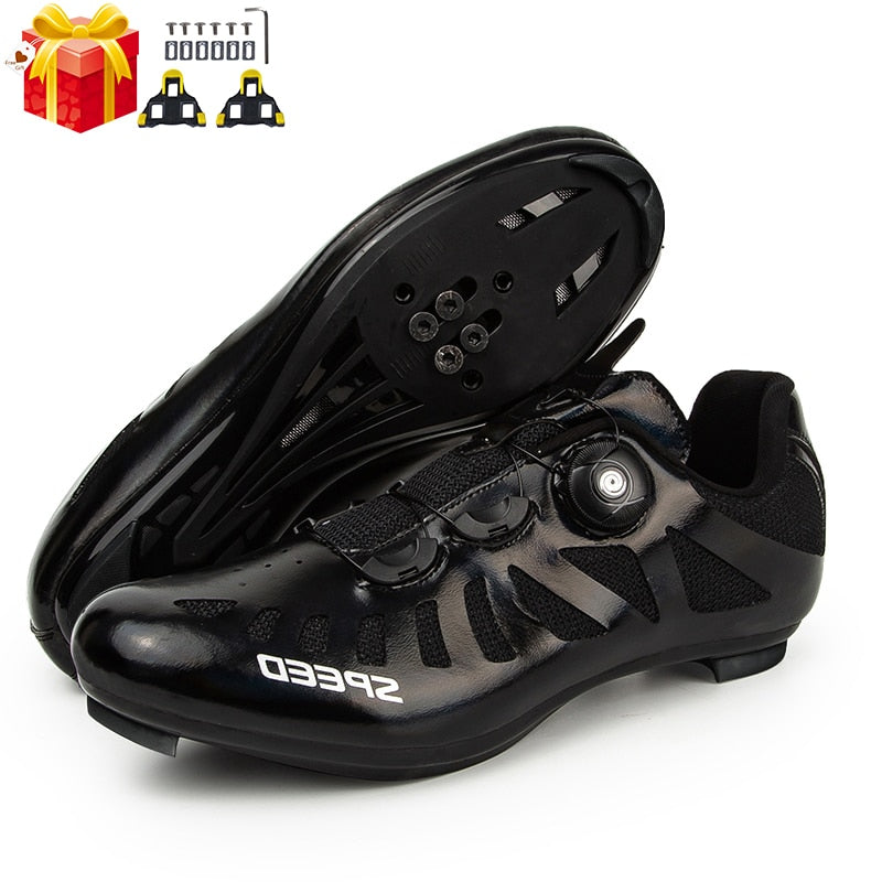 Ultralight Mountain Bike Shoes: Self-Locking Cleats for Men, Flat Speed Sneakers for Women BIKE FIELD