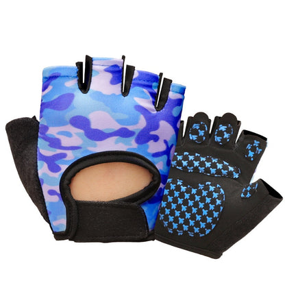 Half-Finger Children's Cycling Gloves BIKE FIELD