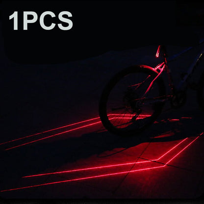 Spider Laser USB Taillight Bike Warning Light Cycling LED Tail light Waterproof MTB RoadBike Bicycle Rear Light Back Lamp BIKE FIELD