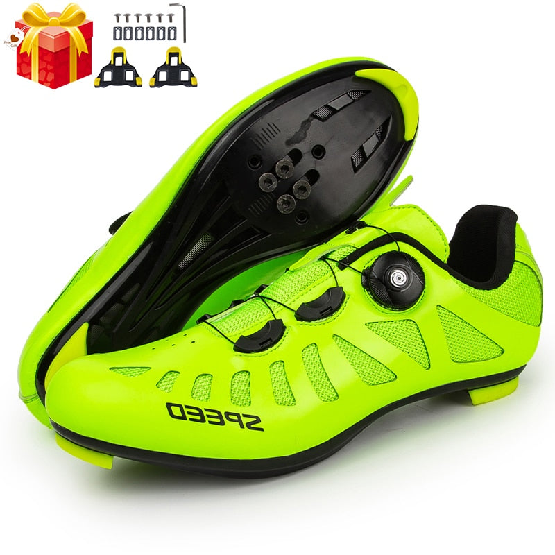 Ultralight Mountain Bike Shoes: Self-Locking Cleats for Men, Flat Speed Sneakers for Women BIKE FIELD