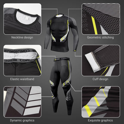 Compression Sportswear Suit for Men BIKE FIELD