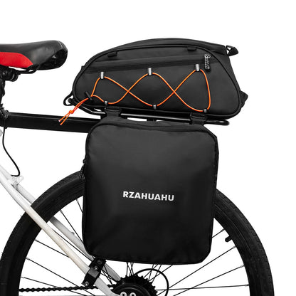 Bicycle Rear Seat Bag Cooler Bag with 2 Side Hanging Bags BIKE FIELD