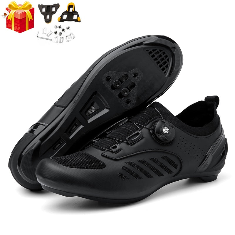 Ultralight Mountain Bike Shoes: Self-Locking Cleats for Men, Flat Speed Sneakers for Women BIKE FIELD