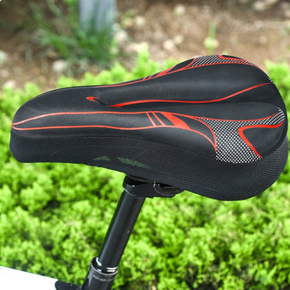 Bike Seat Cover  With Light Comfortable and Wide BIKE FIELD