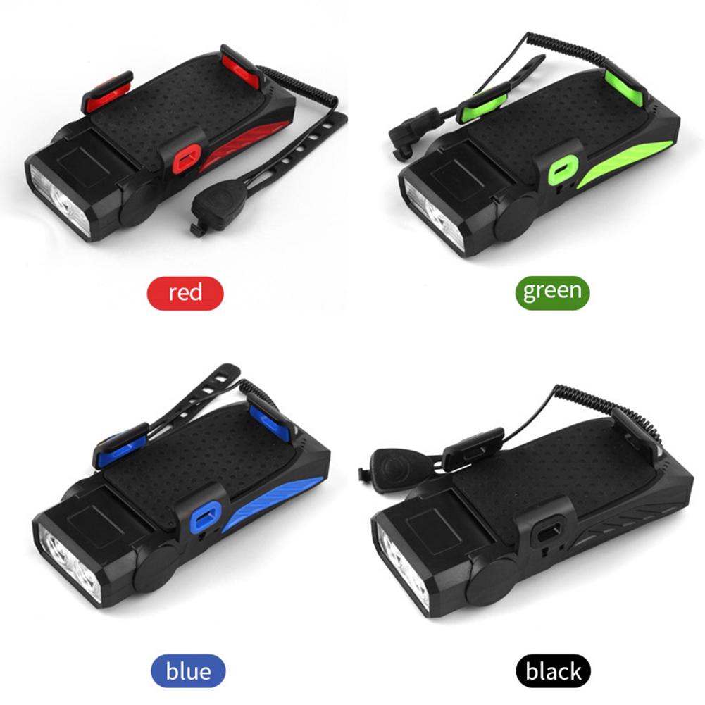 4-in-1 Mobile Phone Holder: Power Bank, Safety Horn, and Adjustable Light BIKE FIELD
