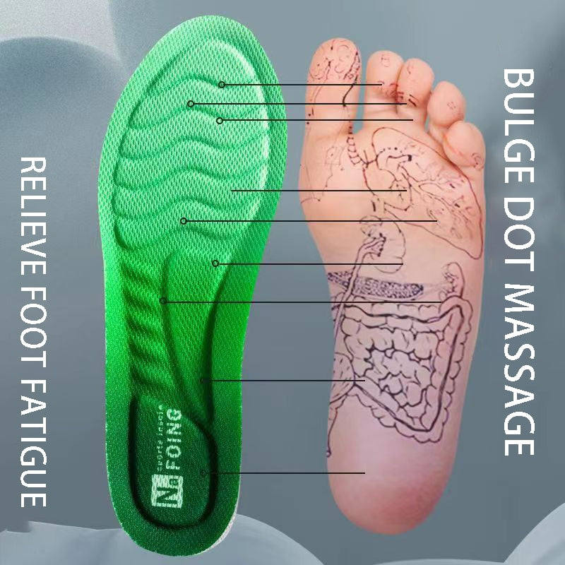 Breathable Arch Support Insoles for Shock Absorption - Men and Women BIKE FIELD