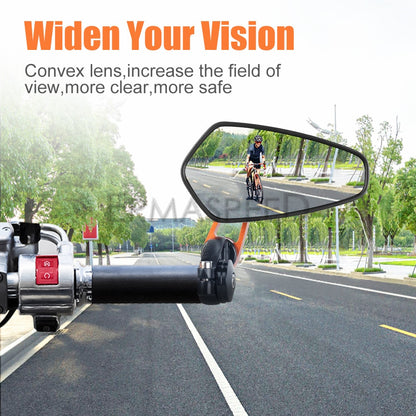 Universal Split Base Bicycle Rearview Mirrors BIKE FIELD